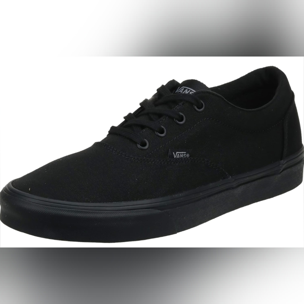 Vans Wmn's Doheny Sneakers Blk/Blk Size 9 NIB MSRP $64.99